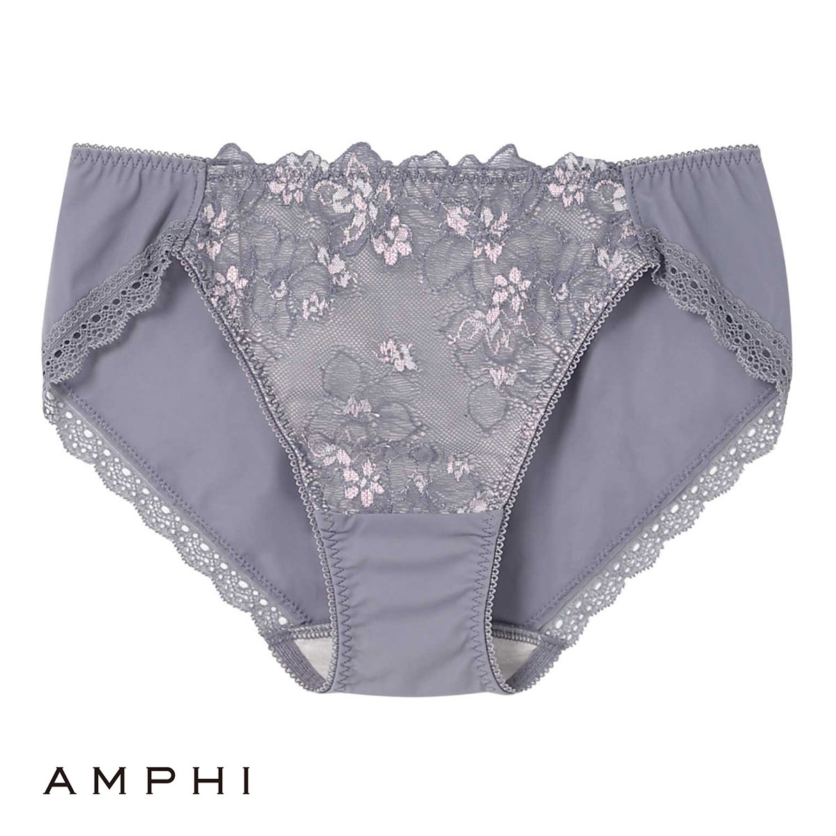 アンフィ AMPHI ブラジェニック BRAGENIC ペアショーツ BMI350シリーズ 単品(VI-バイオレット-M)