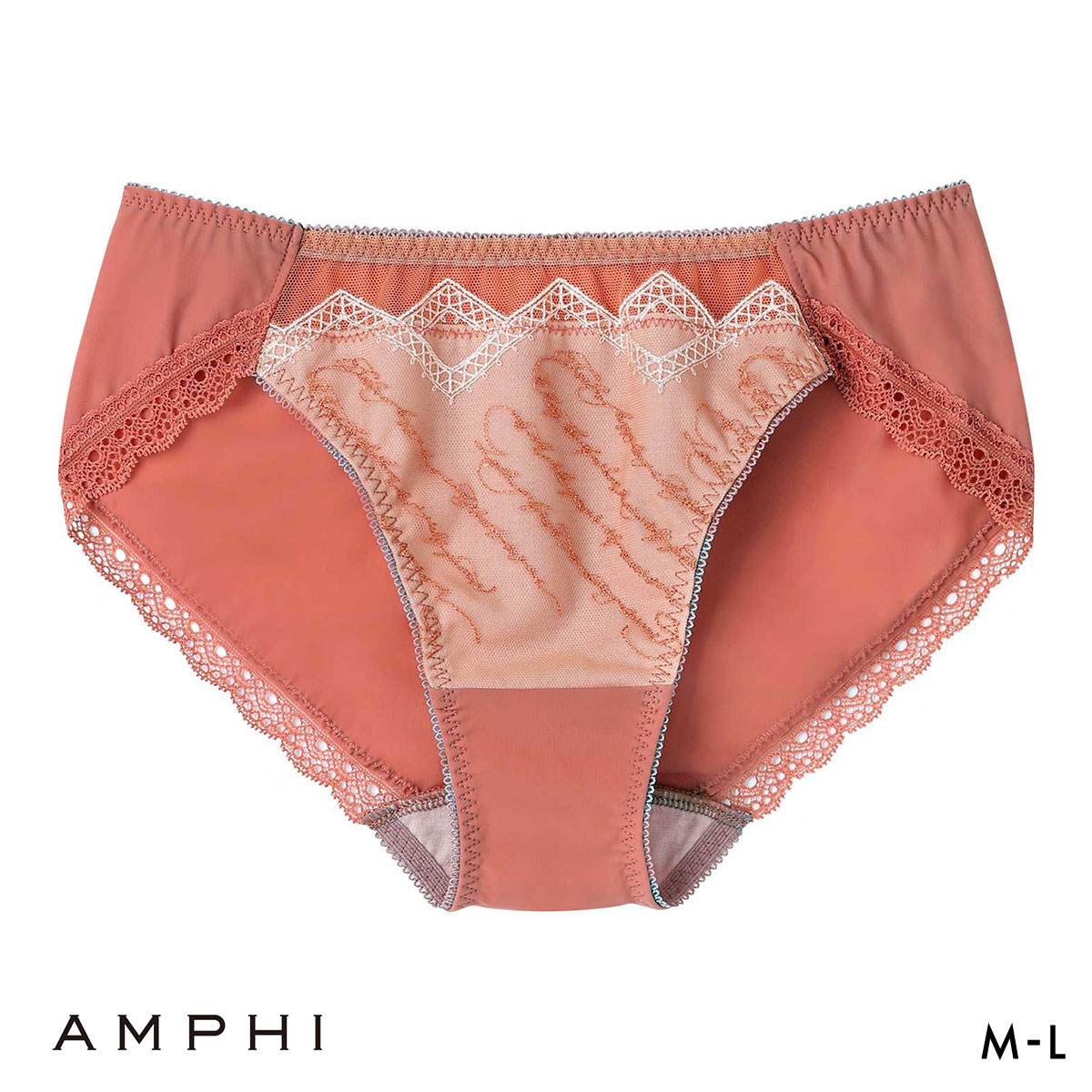 アンフィsweet×AMPHI ブラジェニック BRAGENIC 脇高細見えタイプ ペアショーツ スタンダード ショーツ BMI353シリーズ PMI153 単品(EN-エンジ-M)