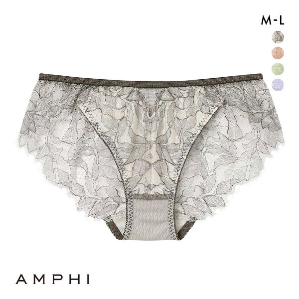 アンフィ ブラジェニック 脇高細見えタイプ ペアショーツ バックレース BMI355シリーズ AMPHI BRAGENIC