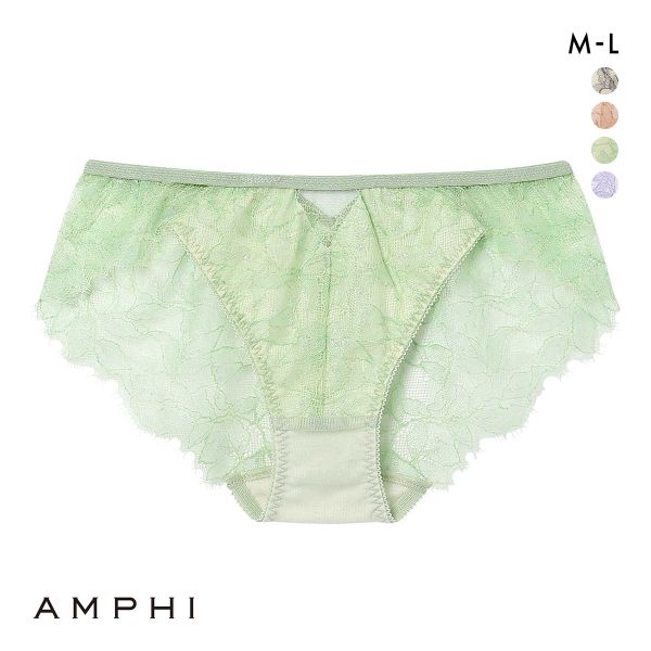アンフィ ブラジェニック 脇高細見えタイプ ペアショーツ バックレース BMI355シリーズ AMPHI BRAGENIC