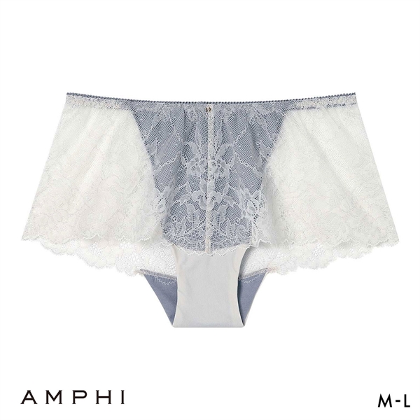 アンフィ スタイリストフォーユー ペアショーツ ボーイレングス バックレース BOG318シリーズ POG318 下着 AMPHI stylist 4U