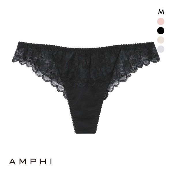 アンフィ ペアショーツ Tバックショーツ BOG305シリーズ バックレース M AMPHI