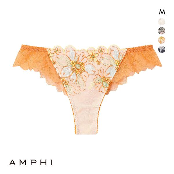 アンフィ スタイリストフォーユー Tバックショーツ ソング バックレース BOG306シリーズ M AMPHI stylist 4U