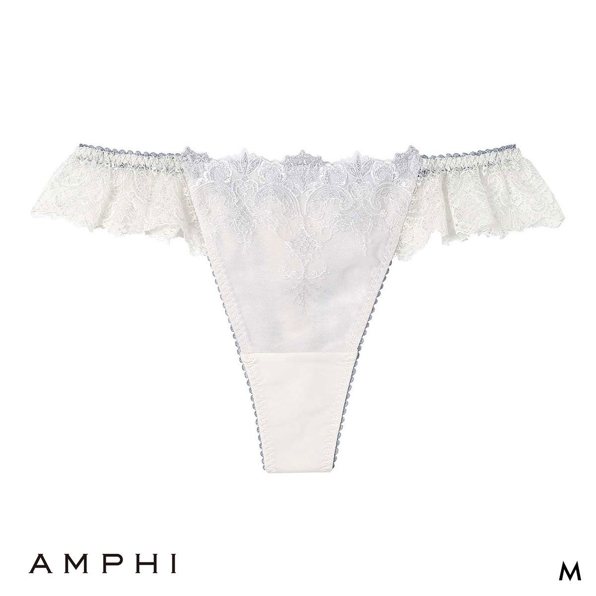 アンフィ スタイリストフォーユー ペアショーツ Tバックショーツ ソング BOG313シリーズ POG513 AMPHI stylist 4U(WH-ホワイト-M)