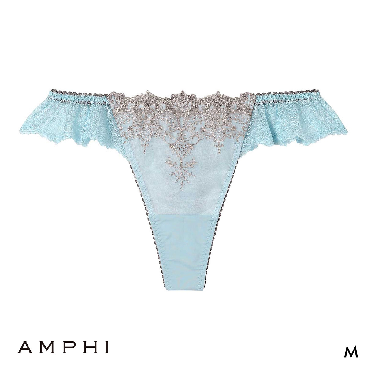 アンフィ スタイリストフォーユー ペアショーツ Tバックショーツ ソング BOG313シリーズ POG513 AMPHI stylist 4U(TU-ターコイズ-M)