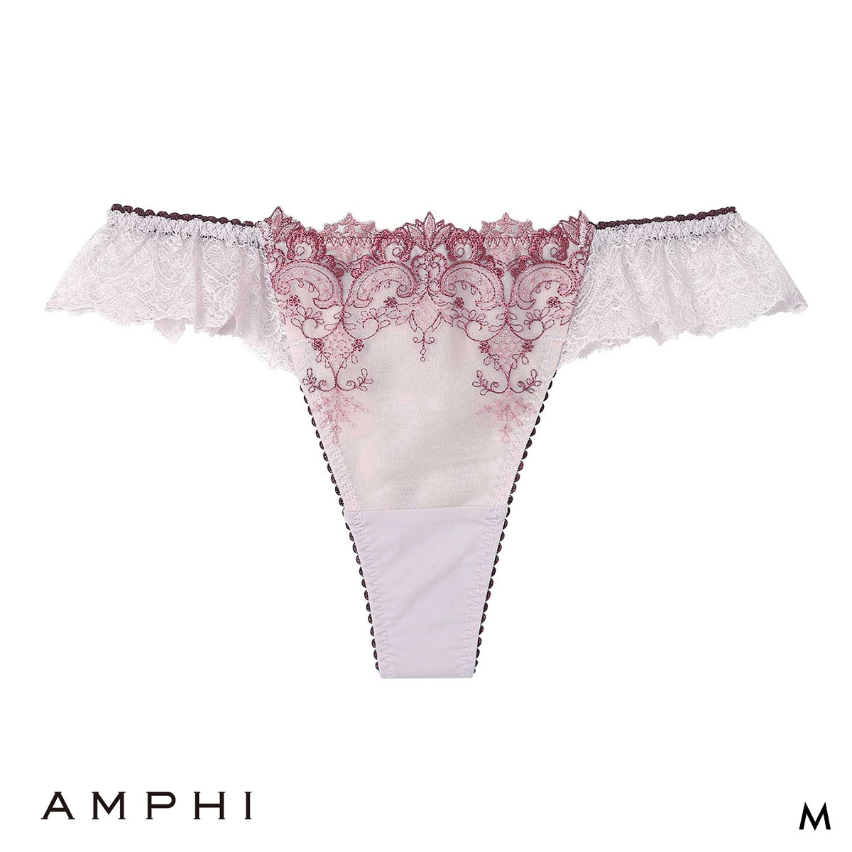 アンフィ スタイリストフォーユー ペアショーツ Tバックショーツ ソング BOG313シリーズ POG513 AMPHI stylist 4U(WI-ワイン-M)