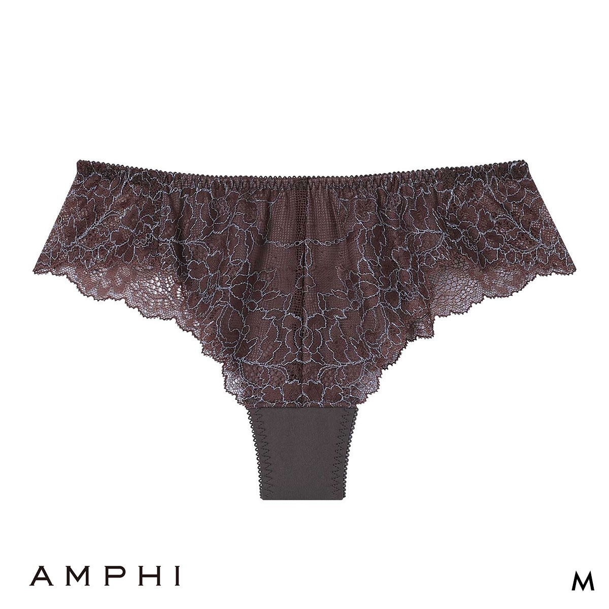 アンフィ スタイリストフォーユー Tバックショーツ ソング バックレース BOG318シリーズ POG518 下着 AMPHI stylist 4U(VI-バイオレット-M)