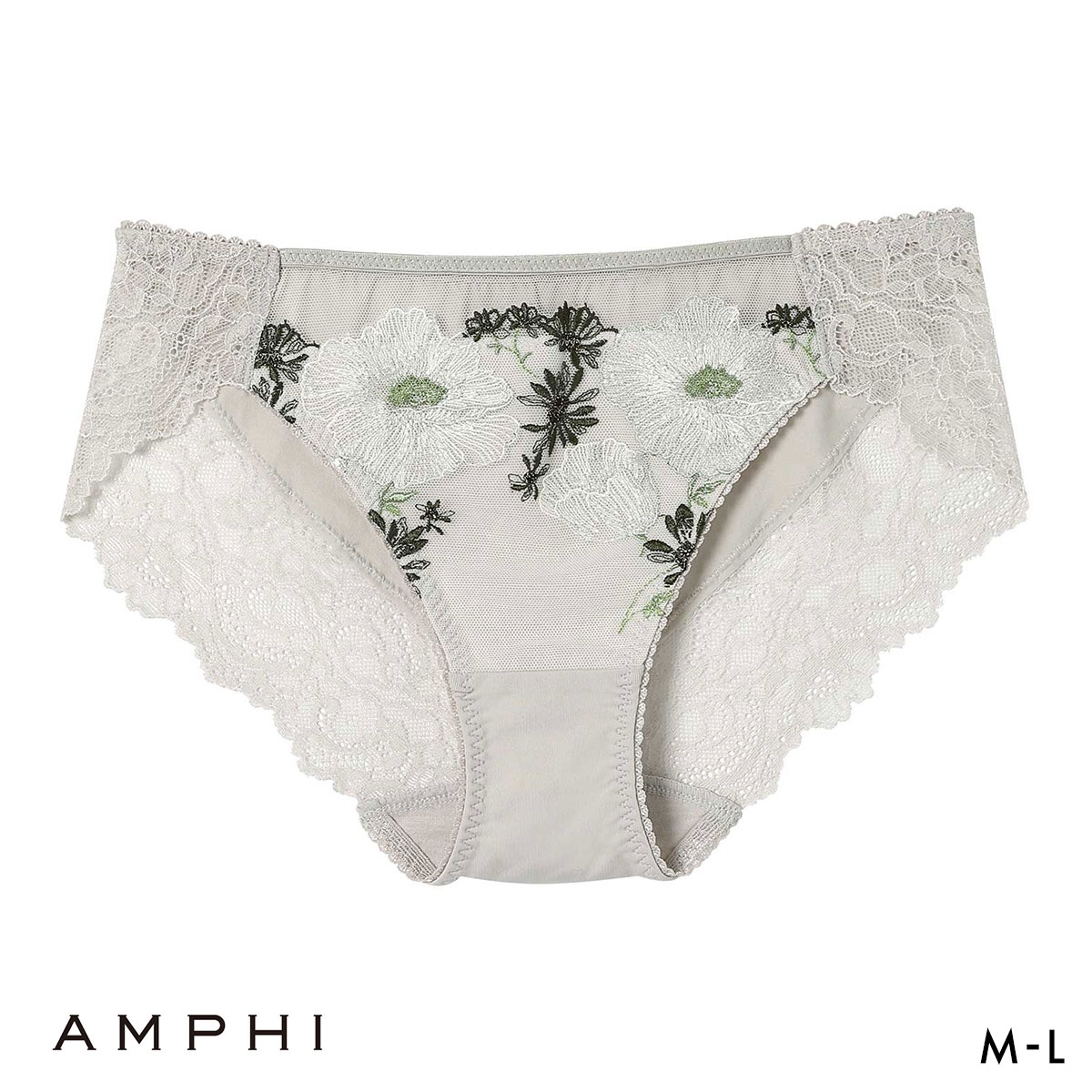 アンフィ グラマリッチ ペアショーツ ノーマル PYJ109 BYJ309シリーズ AMPHI(GY-グレー-M)