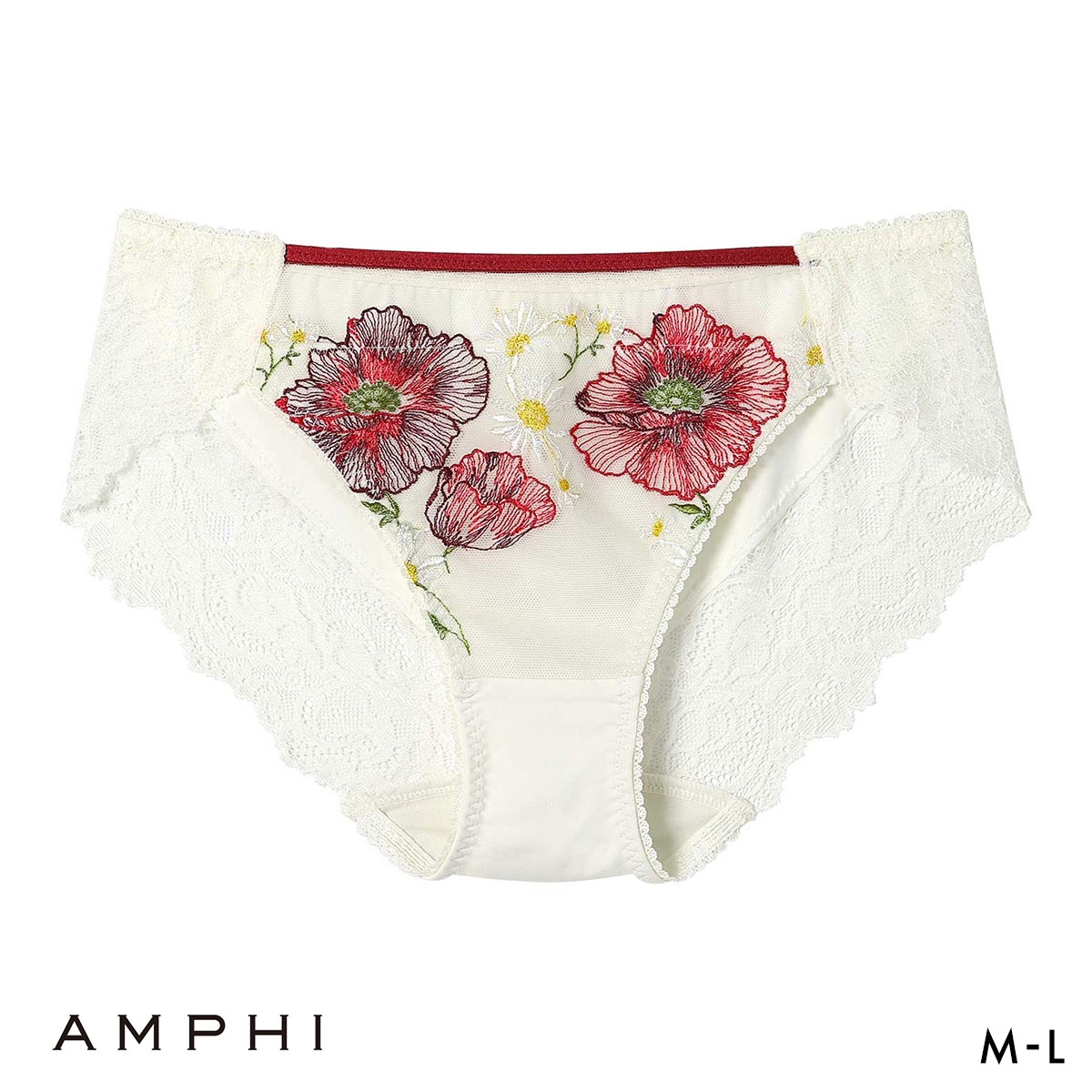 アンフィ グラマリッチ ペアショーツ ノーマル PYJ109 BYJ309シリーズ AMPHI(IV-アイボリー-M)