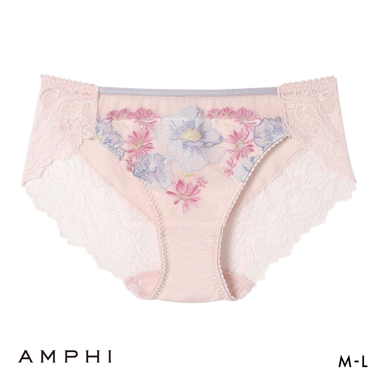 アンフィ グラマリッチ ペアショーツ ノーマル PYJ109 BYJ309シリーズ AMPHI(PI-ピンク-M)