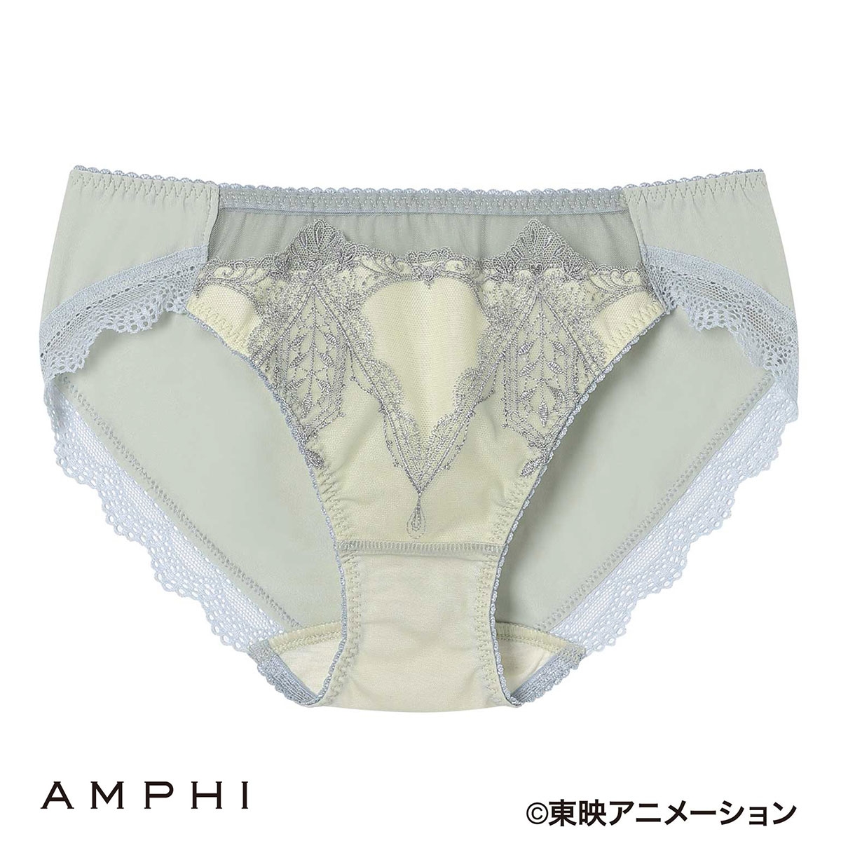 アンフィ ふたりはプリキュア×AMPHI グラマリッチ ペアショーツ ノーマル PYJ114 BYJ314シリーズ 下着 AMPHI(YE-イエロー-M)