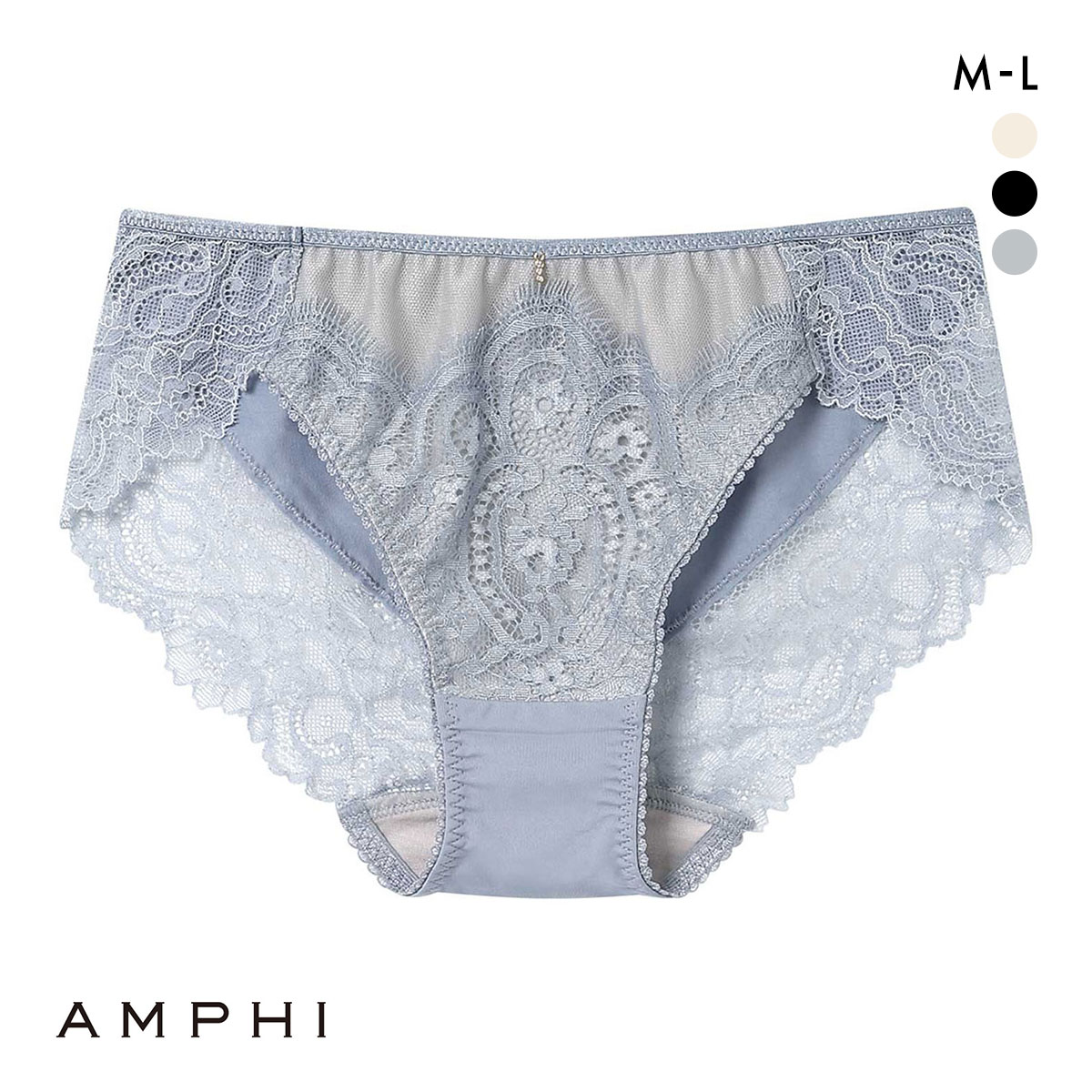 アンフィ ペアショーツ ノーマル BYJ397シリーズ ML AMPHI(BU-ブルー-M)