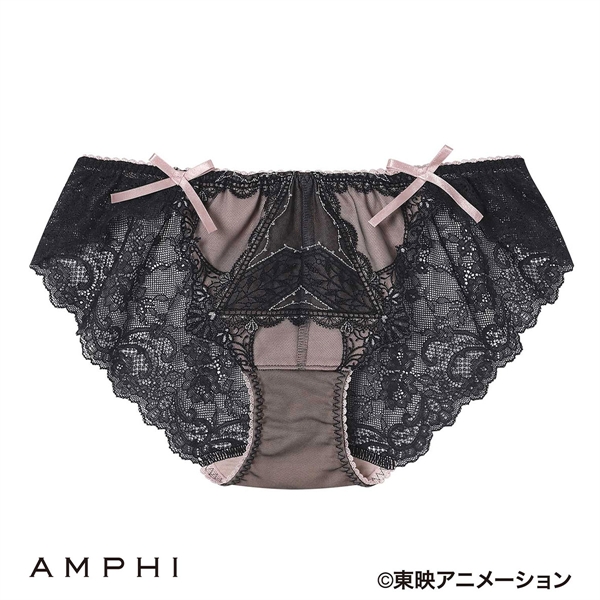 アンフィ ふたりはプリキュア×AMPHI グラマリッチ ペアショーツ バックレース PYJ214 BYJ314シリーズ 下着 AMPHI