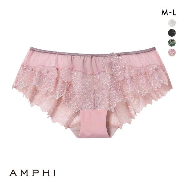 アンフィ グラマリッチ ペアショーツ フレア バックレース BYJ390シリーズ AMPHI