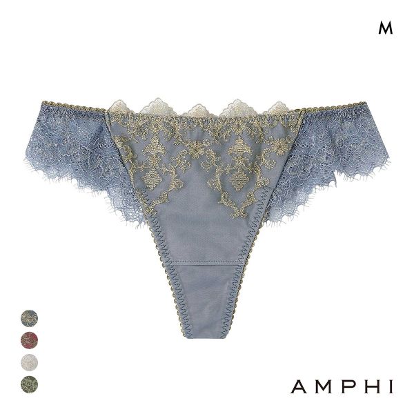 アンフィ グラマリッチ ペアショーツ Tバックショーツ ソング バックレース BYJ603シリーズ M AMPHI