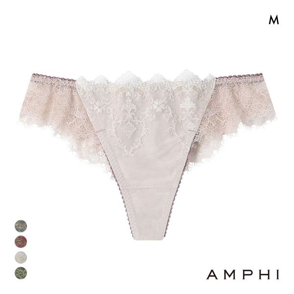 アンフィ グラマリッチ ペアショーツ Tバックショーツ ソング バックレース BYJ603シリーズ M AMPHI