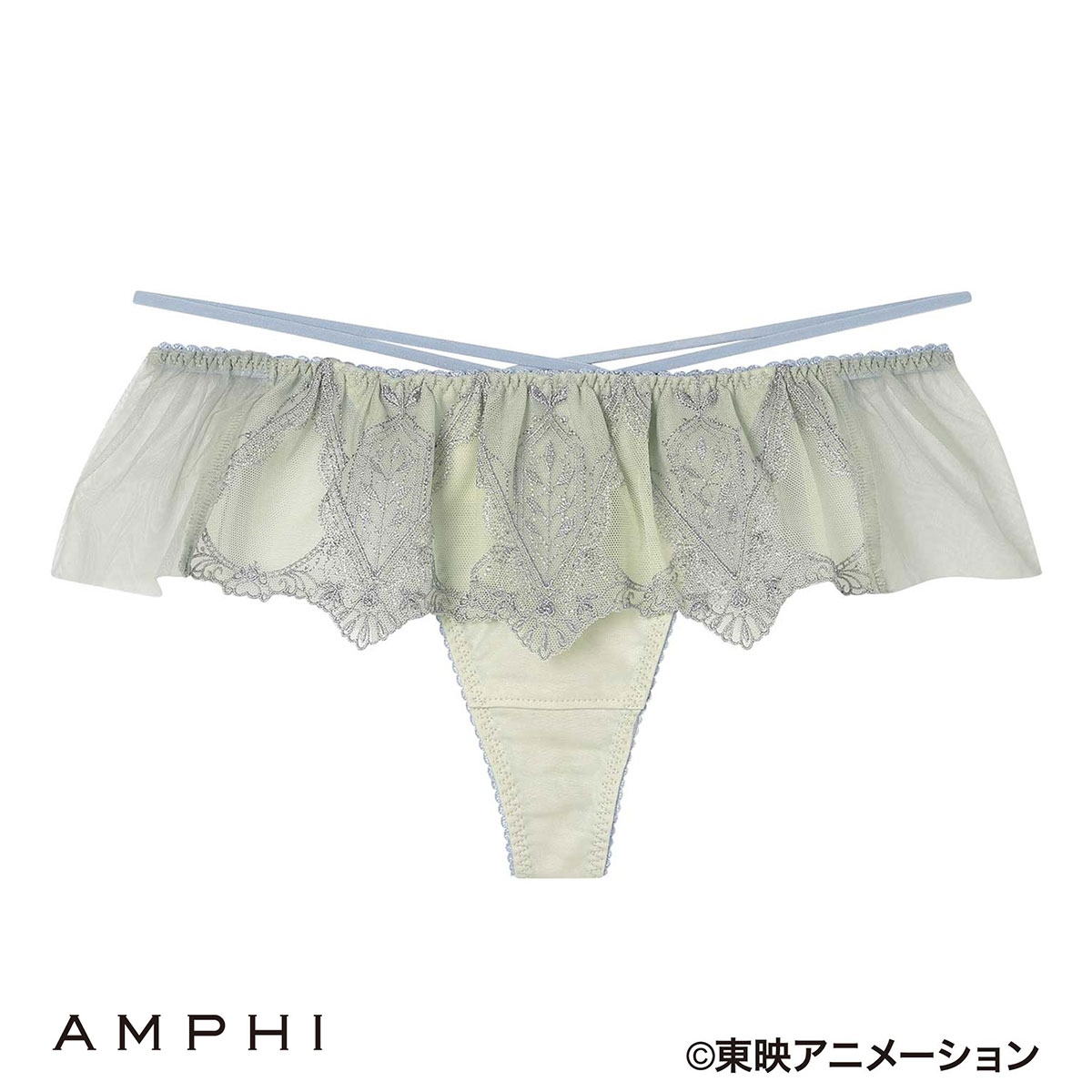 アンフィ ふたりはプリキュア×AMPHI グラマリッチ ペアショーツ Tバックショーツ PYJ514 BYJ314シリーズ 下着 AMPHI(YE-イエロー-M)