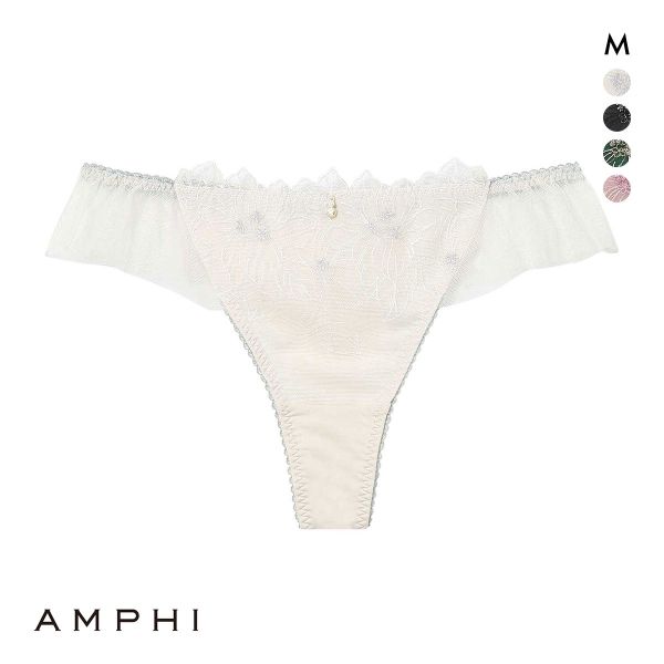 アンフィ グラマリッチ ペアショーツ Tバックショーツ バックレース チュール BYJ390シリーズ AMPHI
