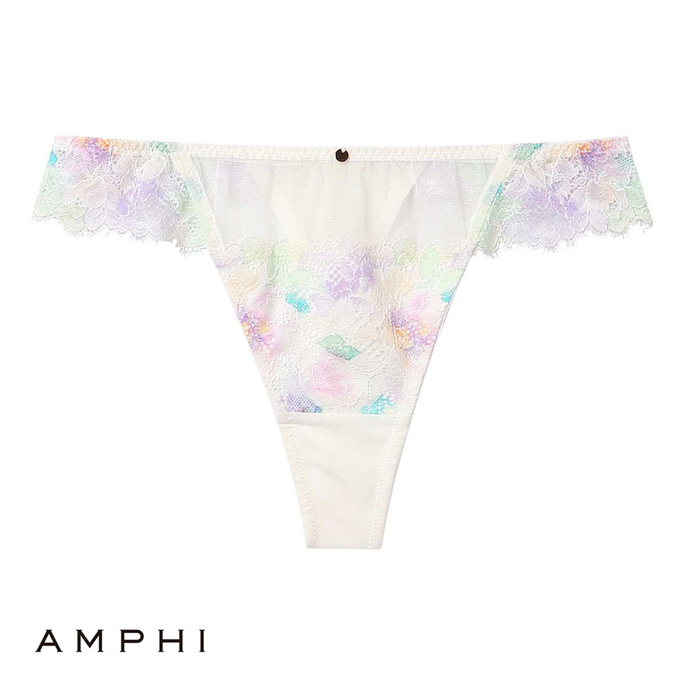 アンフィ AMPHI ブラレット ペアショーツ Tバックショーツ ソング BZM329シリーズ PZM529 単品(OW-オフホワイト-M)