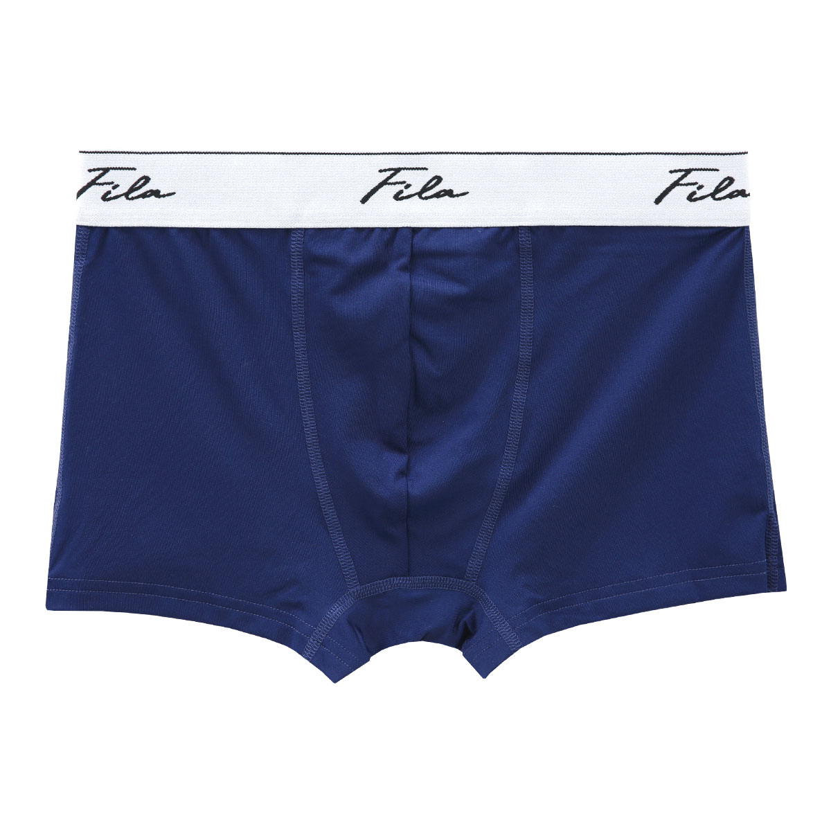 フィラ FILA ソリッド ボクサーパンツ メンズ ポリベア 無地 スポーツ 前とじ(NV-ネイビー-M)