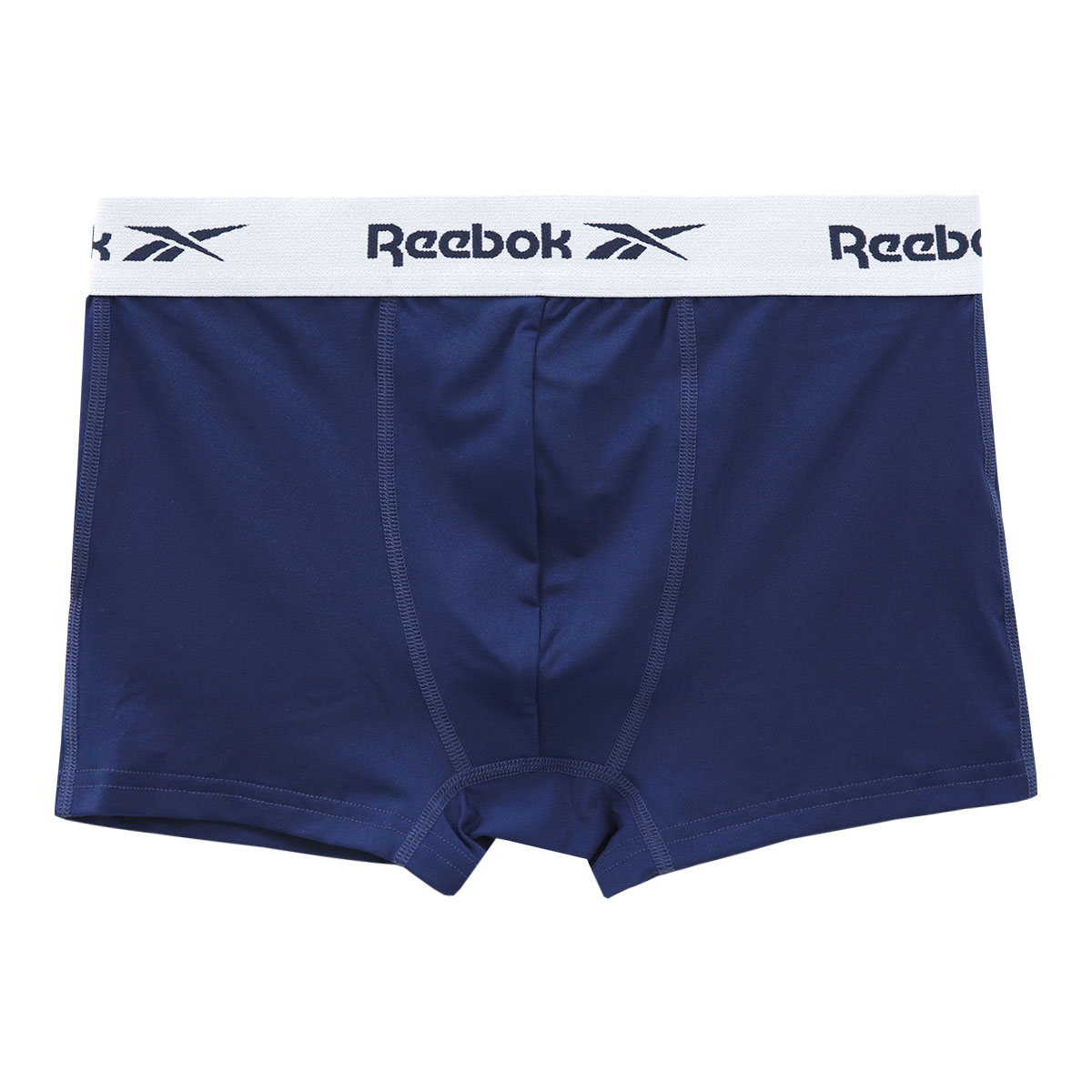 リーボック Reebok ソリッド ボクサーパンツ メンズ ポリベア 無地 スポーツ 前とじ(NV-ネイビー-M)