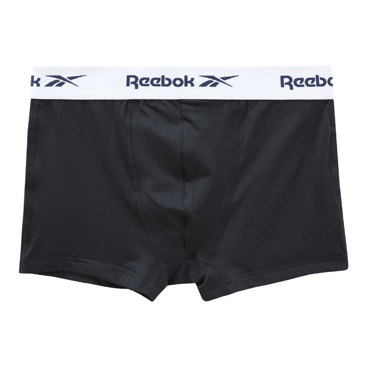 リーボック Reebok ソリッド ボクサーパンツ メンズ ポリベア 無地 スポーツ 前とじ(BK-ブラック-M)