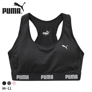 プーマ PUMA キャットロゴ ハーフトップ レディース スポーツブラ ノンワイヤー