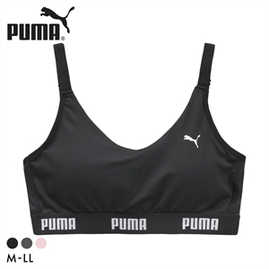 プーマ PUMA キャットロゴ ストラップタイプ ハーフトップ レディース ノンワイヤー スポーツ