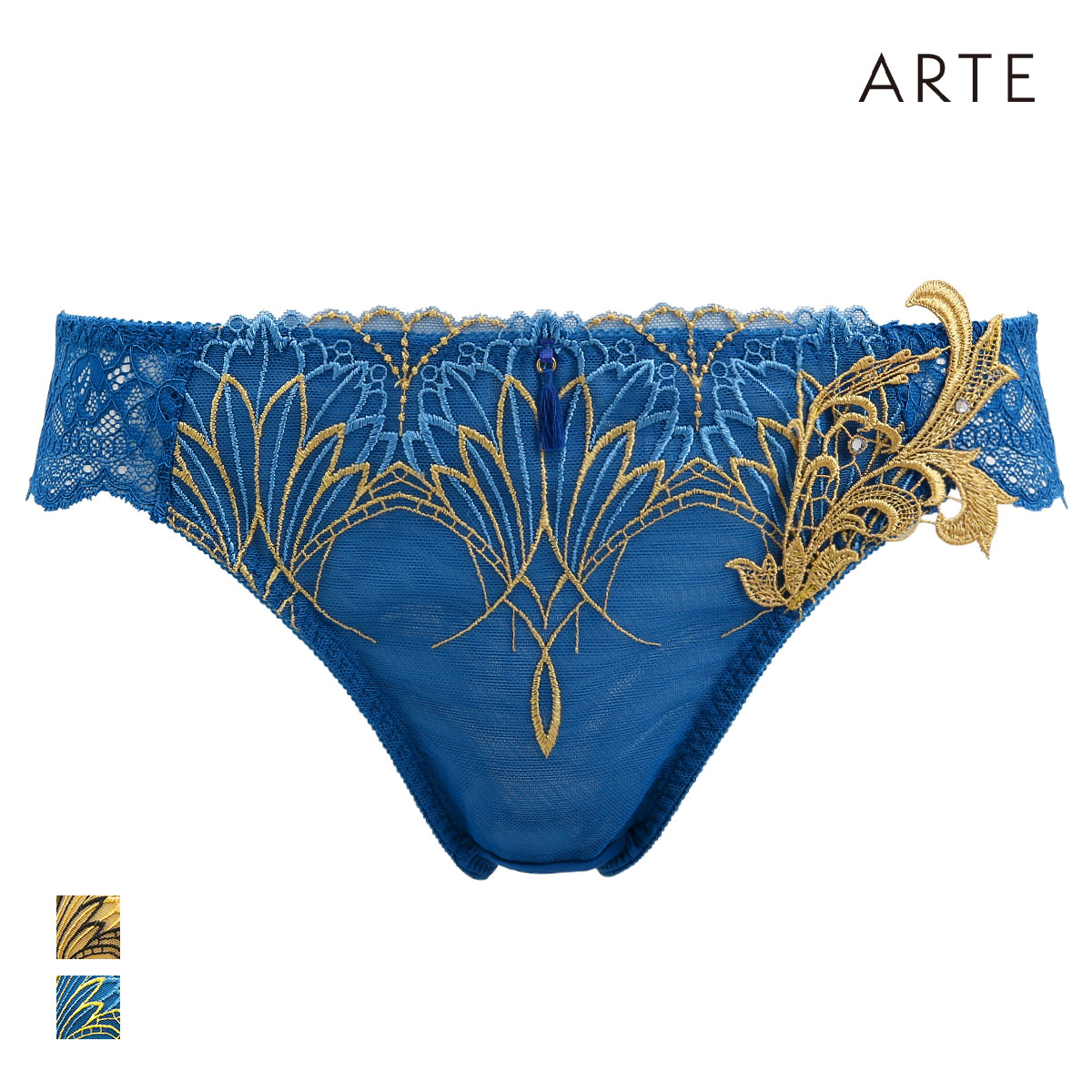 ARTE 001シリーズ ショーツ Tバック ソング タンガ M L 単品 ランジェリー(BU-ブルー-M)