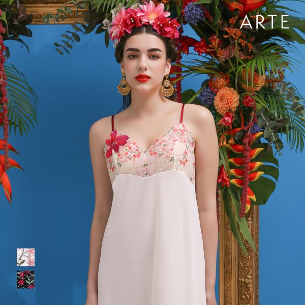 ARTE 002シリーズ スリップ ロングキャミソール M L ランジェリー