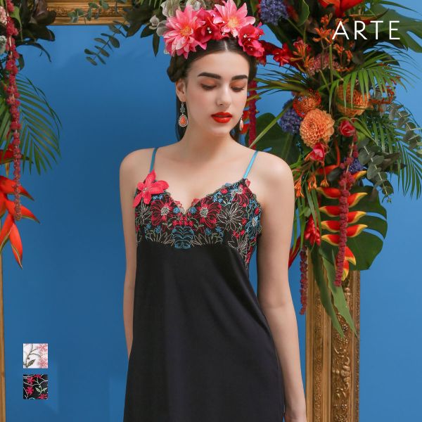 ARTE 002シリーズ スリップ ロングキャミソール M L ランジェリー