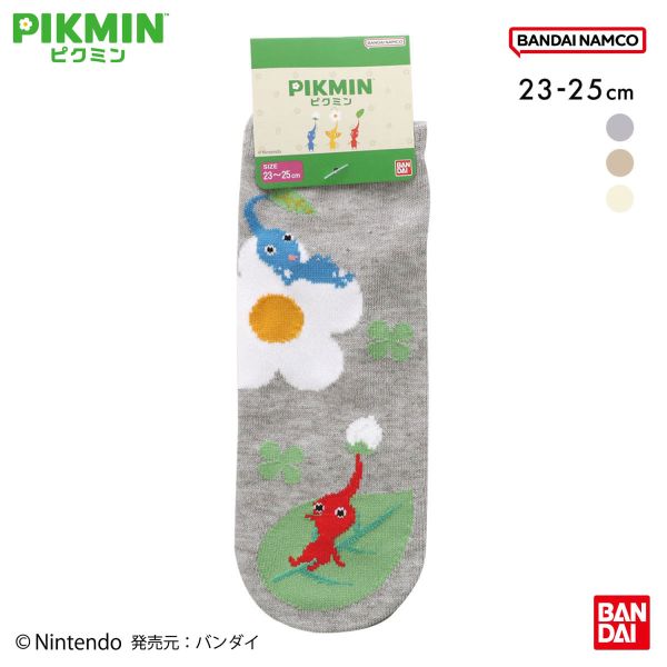 ピクミン ショート丈 ソックス 靴下 23-25cm PIKMIN
