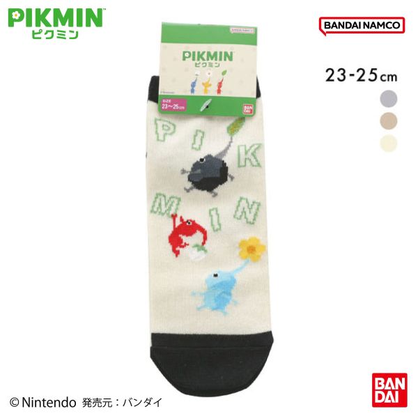 ピクミン ショート丈 ソックス 靴下 23-25cm PIKMIN