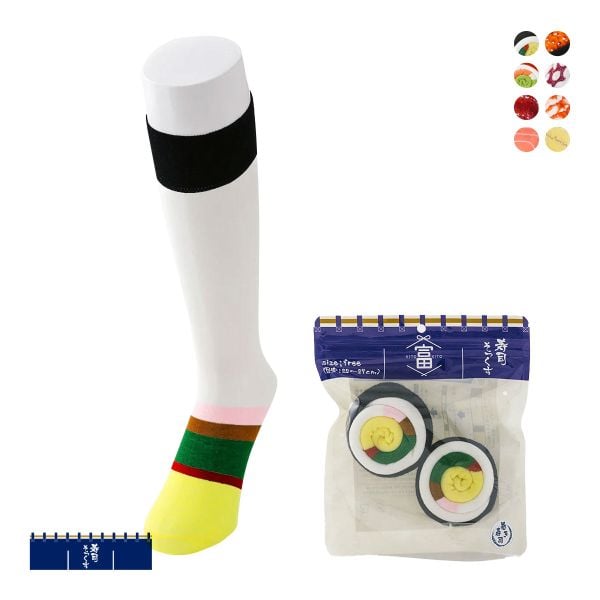 SUKENO 富山生まれの「履くお寿司」 寿司そっくす フリーサイズ ソックス 靴下 レディース メンズ 男女兼用