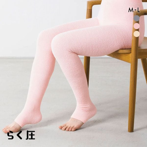 SUKENO らく圧 着圧タイツ トゥーレス レディース オープントゥ