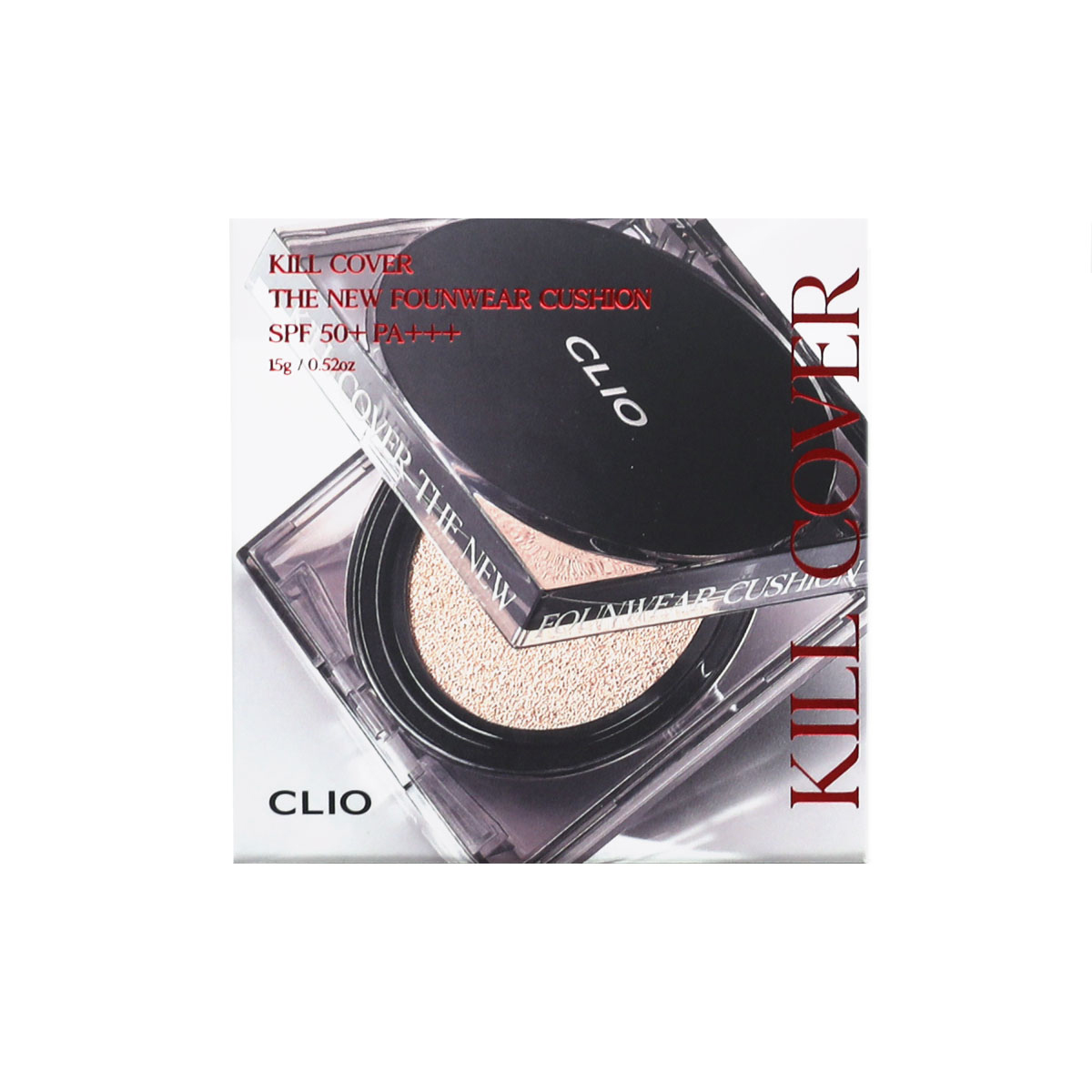 CLIO クリオ キル カバー ザ ニュー ファンウェア クッション【国内発送】 SPF50+ PA+++ CLIO KILL COVER THE NEW FOUNWEAR CUSHION(2-15g)