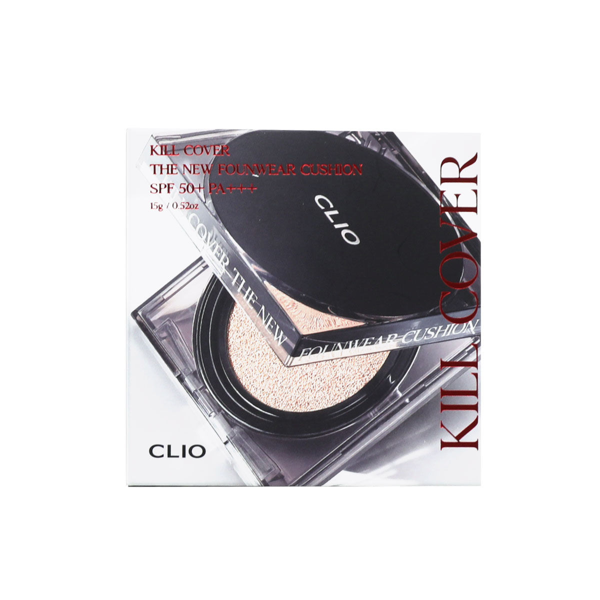 CLIO クリオ キル カバー ザ ニュー ファンウェア クッション【国内発送】 SPF50+ PA+++ CLIO KILL COVER THE NEW FOUNWEAR CUSHION(4-15g)