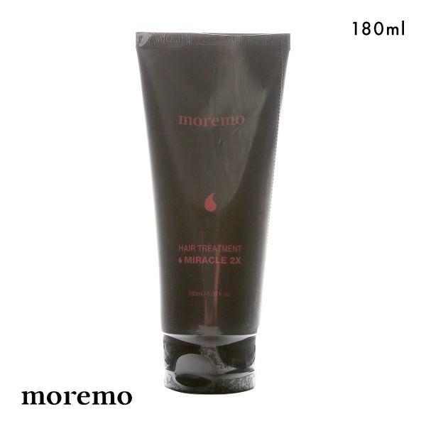 moremo モレモ ヘアトリートメント ミラクル2X 180ml 枝毛 切れ毛 洗い流すトリートメント 国内発送 HAIR TREATMENT MIRACLE 2X
