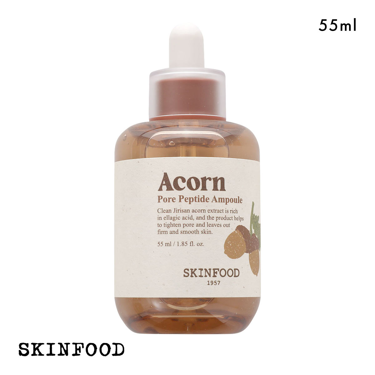 スキンフード どんぐり ポア ペプチドセラム 国内発送 韓国コスメ SKINFOOD(ACO-どんぐり-55ml)