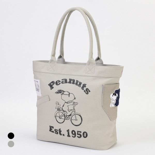 ニッセン スヌーピー ヴィンテージデザインラージトートバッグ A4対応 nissen