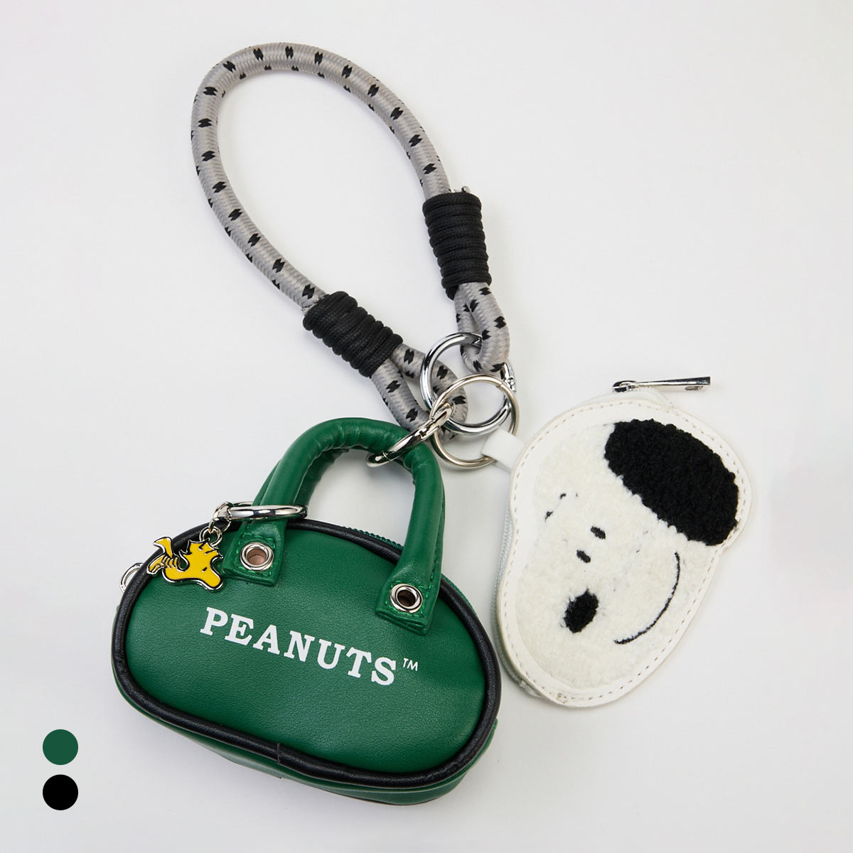 ニッセン スヌーピー バッグ＆モチーフ型 nissen(GR-グリーン-Free)