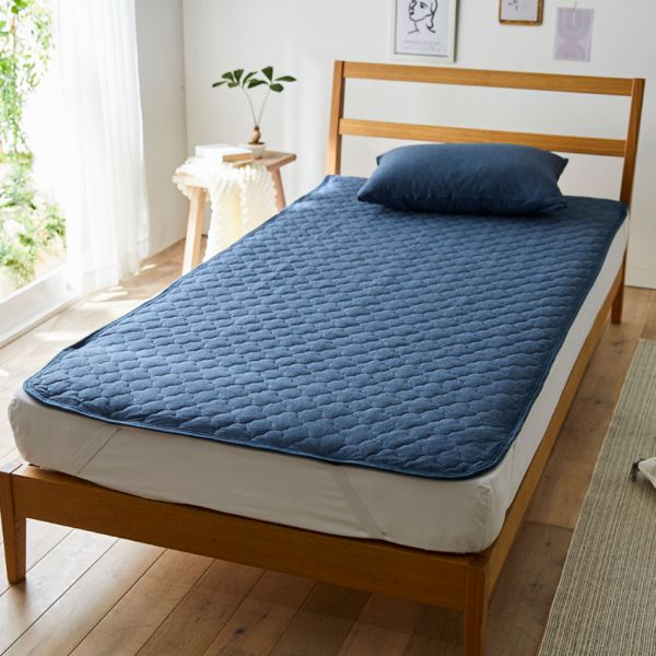 ニッセン 綿100% 天竺ニット敷きパッド Coco Feel(シングル) nissen