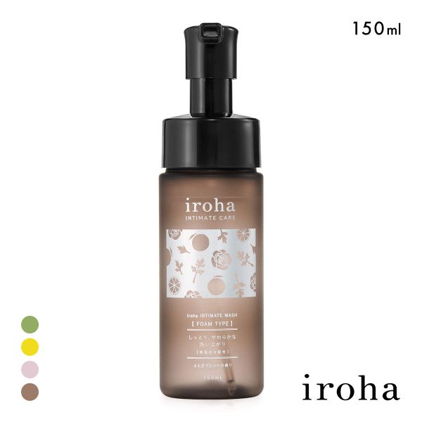 iroha インティメートウォッシュ フォームタイプ 泡タイプ デリケートゾーン用 日本製 フェムケア　IIF-01 IIF-02 IIF-03