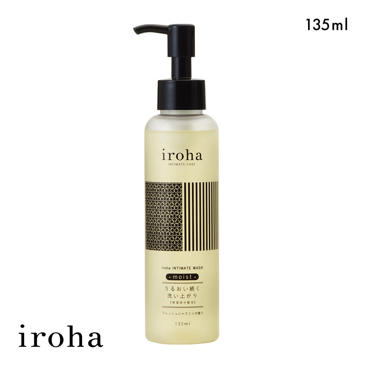 iroha インティメートウォッシュ モイスト デリケートゾーン用 液体タイプ 日本製 女性用 フェムケア IIW-01(－-135ml)