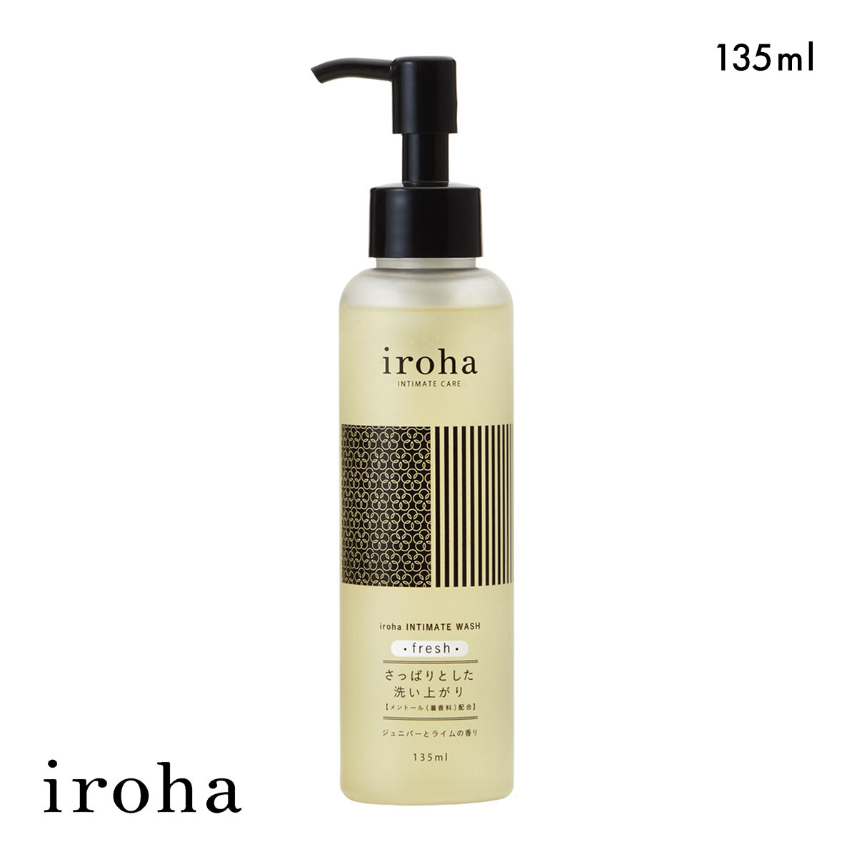 iroha インティメートウォッシュ フレッシュ デリケートゾーン用 液体タイプ さっぱり 日本製 女性用 フェムケア IIW-01(－-135ml)