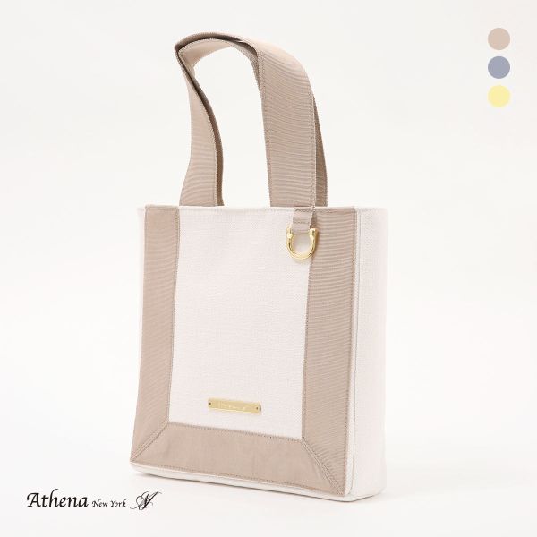 アシーナニューヨーク グログラン ミニトートS Grosgrain Wide Tote Athena New York