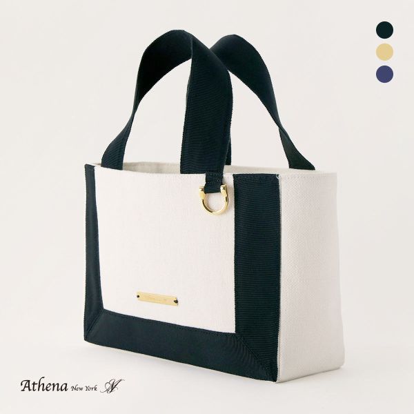 アシーナニューヨーク グログランワイドトート S バッグ Athena New York