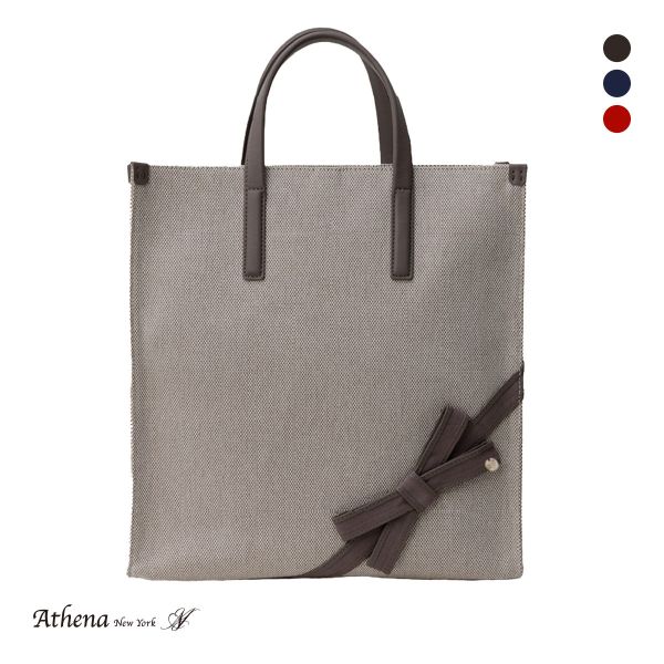 アシーナニューヨーク マディソン トートバッグ リボン Athena New York