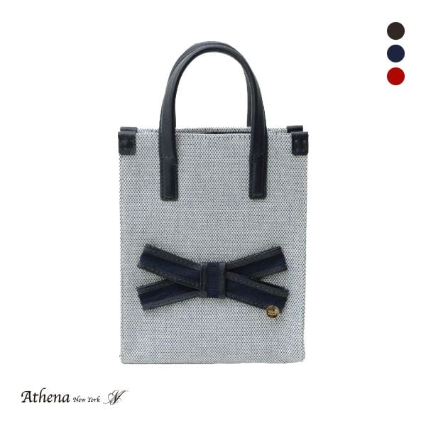 アシーナニューヨーク マディソン スモール トートバッグ リボン Athena New York