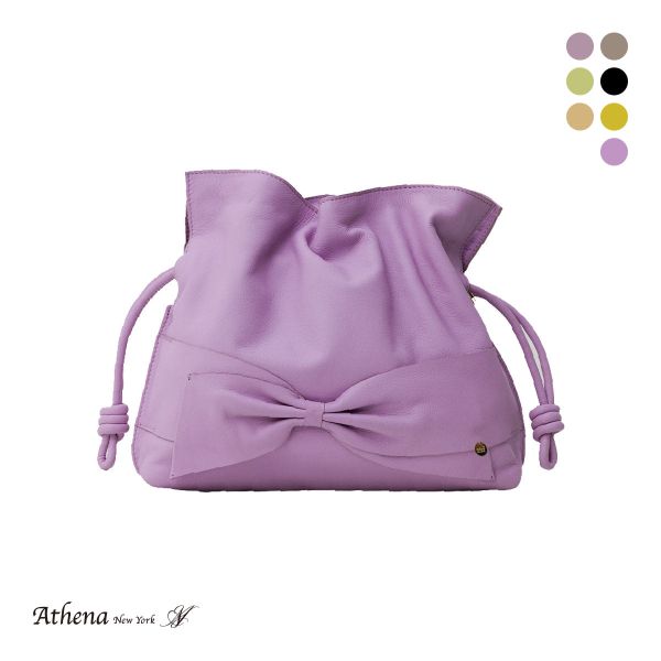 アシーナニューヨーク ショルダー リサコ ミディアム バッグ リボン Athena New York